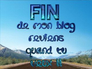 Fin de mon blog